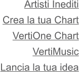 Artisti Inediti Crea la tua Chart VertiOne Chart VertiMusic Lancia la tua idea