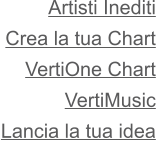 Artisti Inediti Crea la tua Chart VertiOne Chart VertiMusic Lancia la tua idea