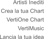 Artisti Inediti Crea la tua Chart VertiOne Chart VertiMusic Lancia la tua idea