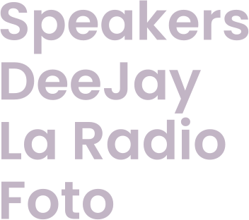 Speakers DeeJay La Radio Foto